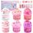 Kit Slime LAWOHO Gradient Pink Cloud Butter Clear 360 ml x6