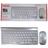 kit teclado e mouse Sem fio wireless Kapbom Usb 10m 2.4ghz ka685 ka-685