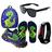 Kit Tênis De Led Infantil Menino Masculino Dinossauro + Chinelo + Mochila + Óculos + Relógio