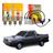 Kit Vela Cabo Ngk Saveiro 1.6 1.8 Ap Gasolina 1991 A 1995