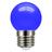 Lâmpada Bolinha 7w Incandescente E-27 Azul 220v