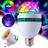 Lampada Led Giratoria Colorida Rgb Balada Decoração