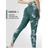 Leggings de Yoga Sem Costura com Cintura Alta Tie Dye - Fitness e Treino