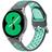 Lerobo Pulseira Esportiva Silicone 20mm p/ Galaxy Watch 6 5 4 (Cinza-verde)