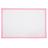 Lousa quadro branco uv mdf revestido rosa soft 040 x 030 cm - stalo