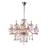 Lustre Pendente de Cristal Candelabro Maria Tereza Nice 12 lâmpadas E14 Bivolt