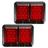 Luzes traseiras de reboque Partsam Double RV 24-2835 LED 12V IP67