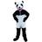 Macacão gigante Costume Dress Up America Panda para crianças/adultos