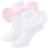 Meias com babados Mini angel Girls Double Lace Frilly, pacote com 2