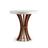 Mesa De Canto Redonda Lateral Sofá Cálice 40cm Altura Branco