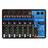 Mesa de Som Naga 7 Canais Mixer Interface p Live e Placa de Audio - Mxt