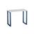 Mesa Home Office Tubular P25 Pandin 90 CM Cinza e Azul Del Rey