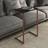  Mesa Lateral De Apoio de Sofá Charmme Ferro Cobre 70cm Industrial Elegante