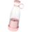 Mini Liquidificador Portatil USB 420ML - Rosa - Quanhe