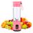 Mini Mixer Usb Rosa Para Frutas E Shake