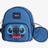 Mini Mochila Mini Stitch Disney Com Bolsinha Passeio Zona Criativa