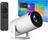 Mini Projetor Portátil 4K Android 11 WiFi 5G Bluetooth HDMI Cinema Em Casa Com 8000 Lumens E 1080P Full HD ONEX