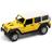 Miniatura - 1:64 - 2017 Jeep JK Wrangler Chief Edition Yellow - Sport Utility R3 - Auto World AW64372