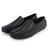 Mocassim Casual Masculino Couro Legitimo Granado - 608 - Preto