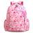 Mochila Escolar Capricho Florida G Rosa 11882 Dmw