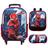 Mochila Escolar Juvenil de Rodinha Masculina Homem Aranha