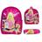 Mochila Infantil Escolar Feminina Juvenil Barbie Pets Rosa