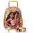 Mochila Moana Rodinhas Infantil Com Estojo Escolar Disney