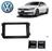 Moldura do Som Passat Comfortline 2018 Preto 2 Din