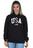 Moletom Feminino Blusa de Frio USA United States