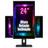 Monitor 24" LED Ergonômico Ajuste de altura, rotação vertical, rotação horizontal, inclinação, Widescreen, 2ms, 75Hz, Full HD, HDMI, 3green Pro 243G