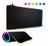 Mouse Pad Gamer Grande com Borda LED RGB e 11 Efeitos de Cores Personalizáveis