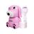 Nebulizador Inalador Nebdog Rosa Infantil Superflow Bivolt G-Tech