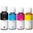 PACK 04 Garrafa de Tinta GT53 / GT52  Ciano, Magenta, Amarelo Preto Para tank 5820