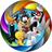 Painel Redondo 3D Sublimado Looney Tunes Frd-6100