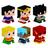 Paper Toys DC Comics c/3 personagens ref 10655 - Animativa