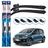 Par de Palhetas Limpador Parabrisa Multiclip Original Bosch Volkswagen Up 2014 a 2021