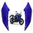 Par Guia Ar Aba Tanque Superior Fazer 250 Fz25 Azul 2018 2019 2020 2021 2022 2023
