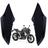 Par Guia Ar Aba Tanque Superior Fazer 250 Fz25 Preta 2018 2019 2020 2021 2022 2023 2024 2025