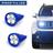 Par Lâmpadas T10 Pingo Led Azul Lanterna Farolete Meia Luz Ford Ranger 2010 2011 2012 2013 2014