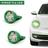 Par Lâmpadas T10 Pingo Led Verde Lanterna Farolete Meia Luz Fiat Idea 2012 2013 2014 2015 2016