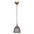 Pendente copper cobre e preto (d)18cm (a)23cm  1xe27 40w