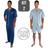 Pijama Masculino Plus Size Adulto Kit  - Calça + Camisa + Short + Camisa