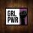 Placa Decorativa - Girl Power - Lute Com Uma Garota