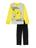 Pokemon Boys's Pikachu 2 Peça Pijama Sleepwear Set (Pequeno 6-7) Amarelo