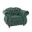 Poltrona Chesterfield Merlô Via Encanto Veludo Verde