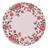 Prato Raso de Porcelana Pink Garden Flores 27cm Lyor