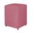 Puff Quadrado Rosa - Vallisa Decor