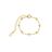 Pulseira Infantil Bolinha Banhada A Ouro 18K