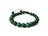 Pulseira Masculina Bolinha Pedra Malaquita Verde 8Mm