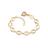 Pulseira Rommanel Folheada a Ouro 18k Elo Oval